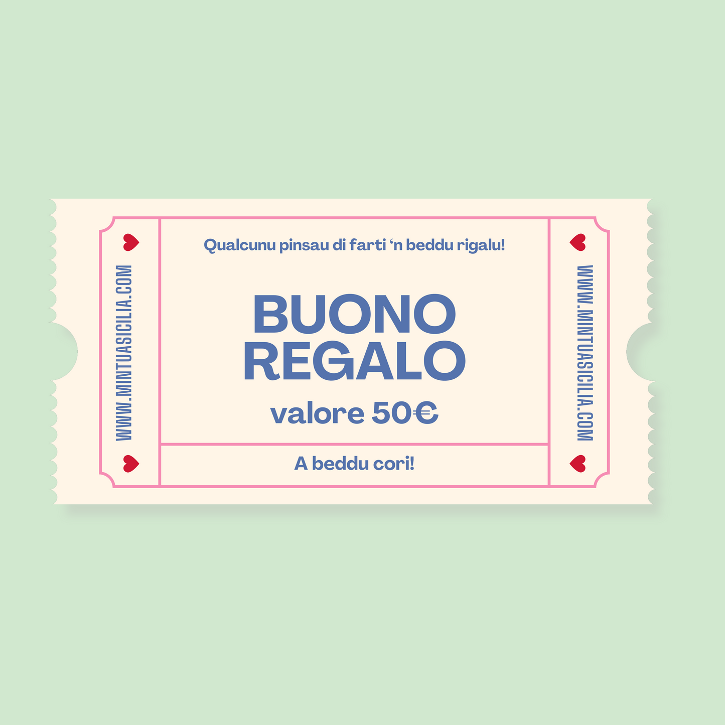 Buono regalo 50€ - Mintùa Sicilia